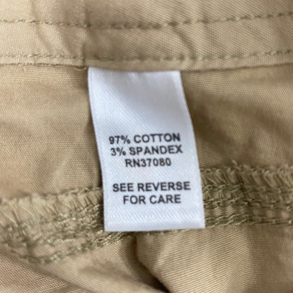 Cato Cargo Capri Pants Womens Plus Size 16W Tan Khaki Utility Crop Mid Rise Gorp - Picture 4 of 13